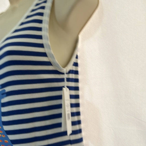 Tory Sport Kissing Giraffes Tank Top Size Small - Picture 3 of 8